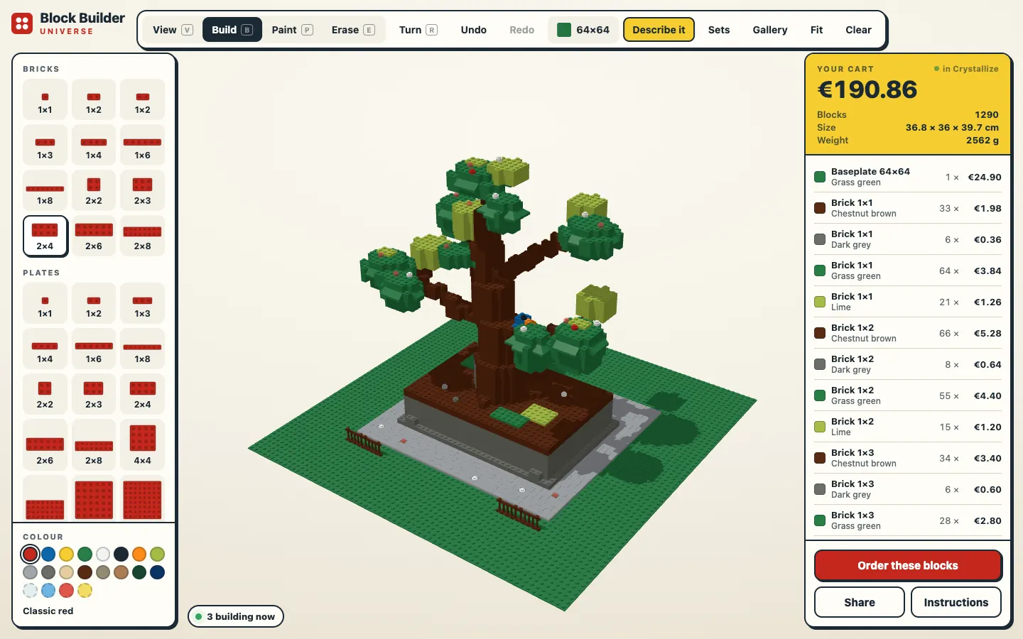 Block Builder Universe: A model made by the AI