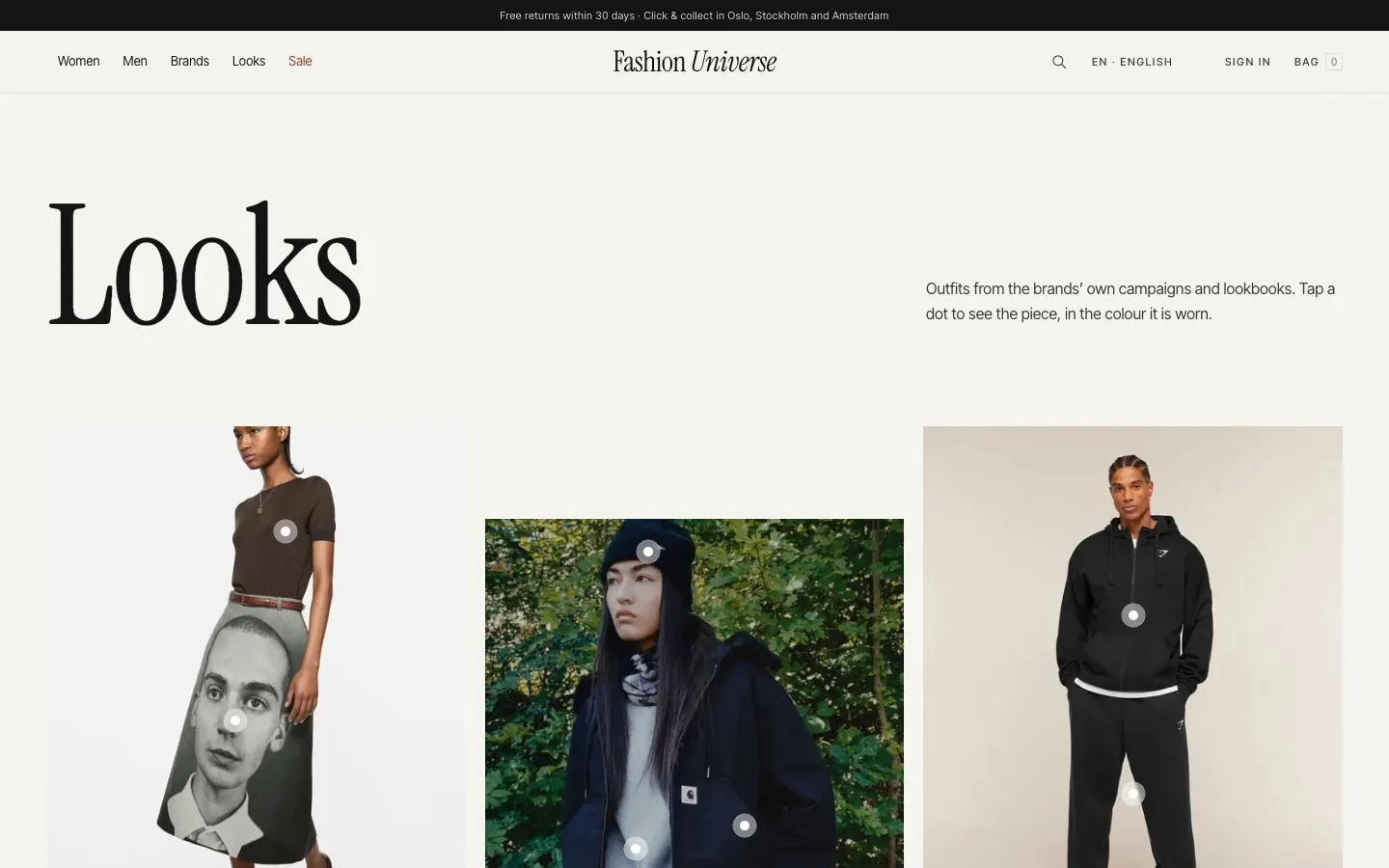 Fashion Universe: 64 shoppable looks