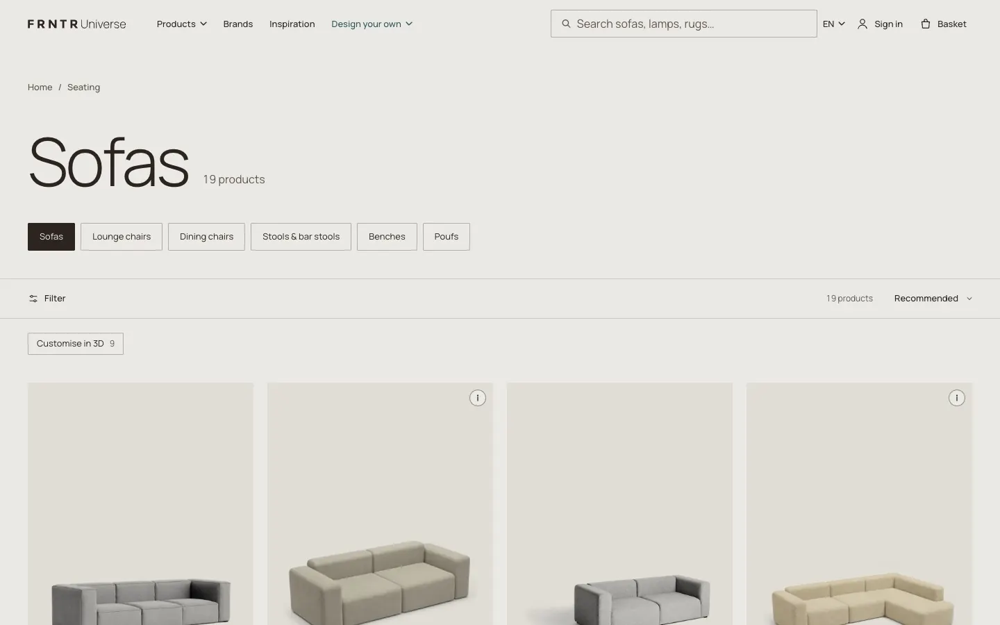Furniture Universe: 145 products from HAY, Lumo and Lodd