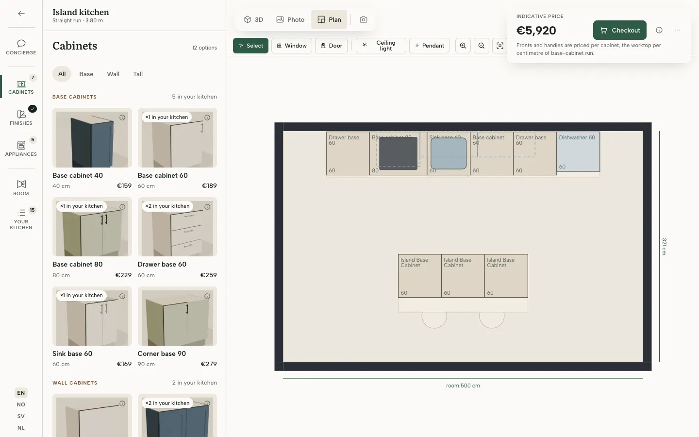 Kitchen Universe: A plan you can edit