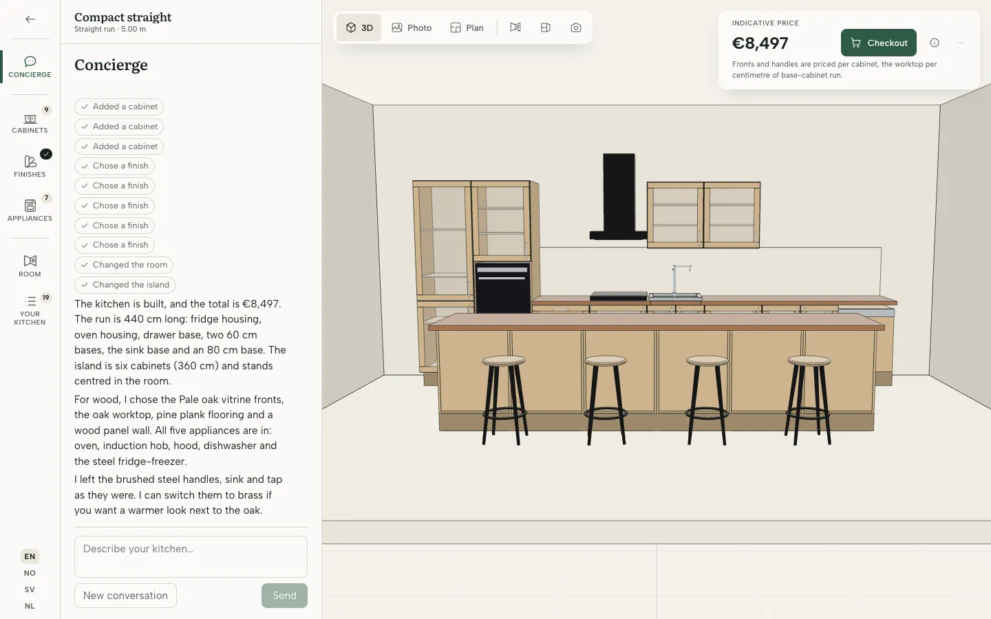 Kitchen Universe: An AI concierge that builds the kitchen
