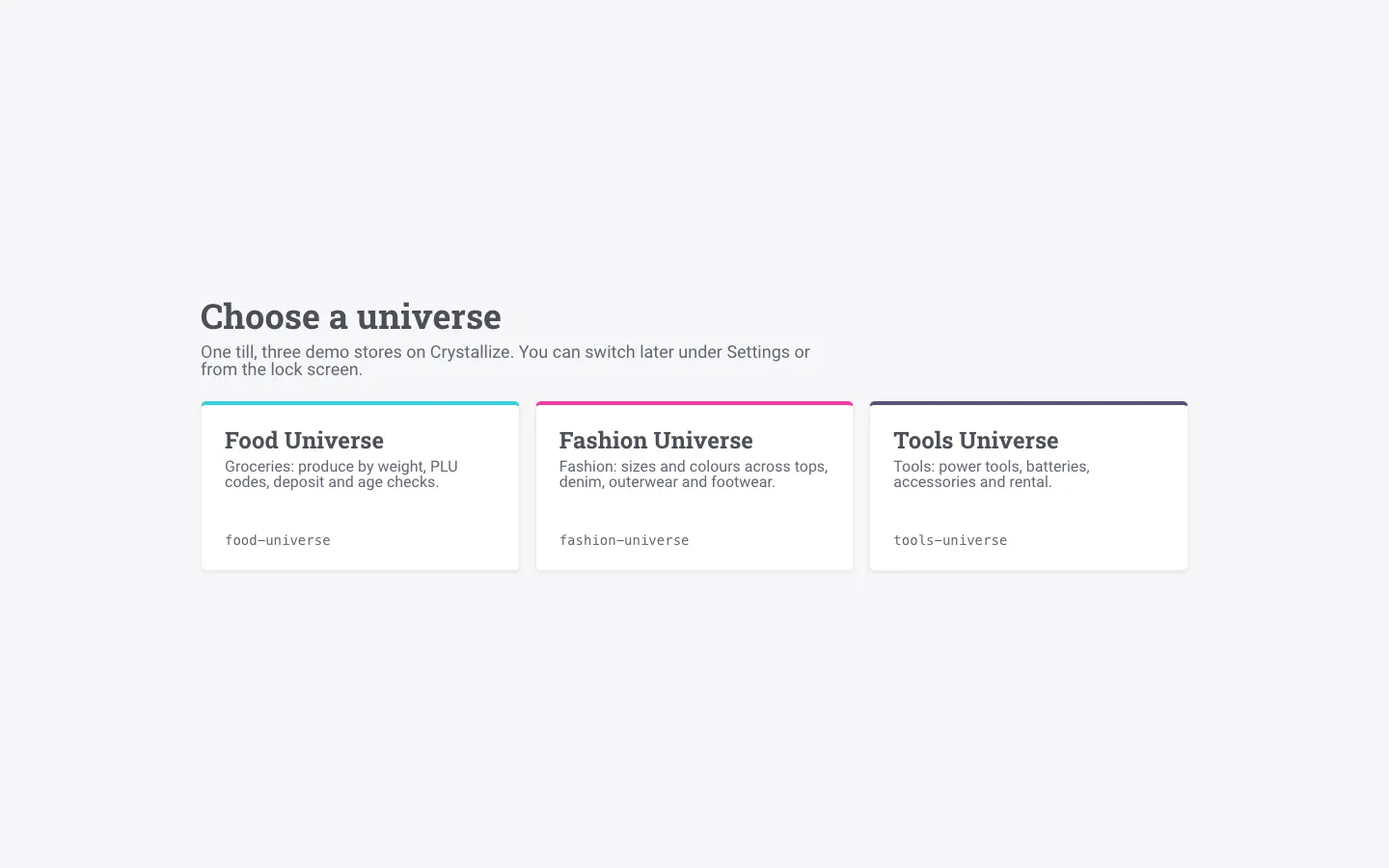 POS Universe: One till, three stores