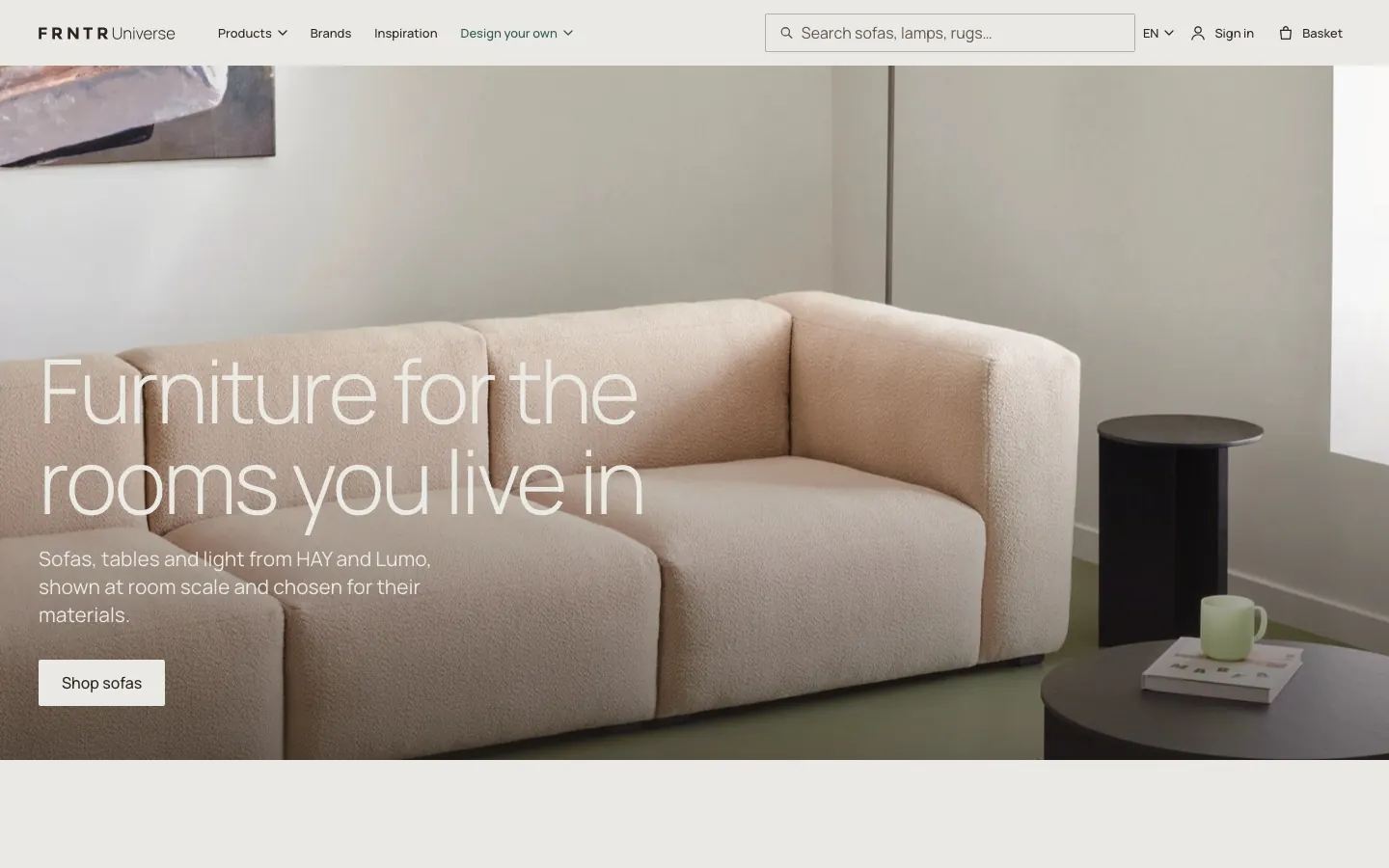 Furniture Universe front page